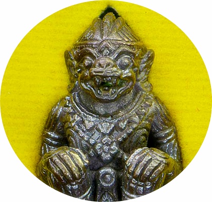 ***หนุมาน “รุ่นมหาปราบไพรี”เนื้อนวะโลหะอุดสีผึ้งหลวงปู่ #๕๓๔ ลป.บัว ลพ.สาคร ร่วปลุกเสก สวยกริ๊ปๆ