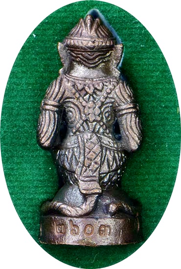 หนุมาน“รุ่นมหาปราบไพรี”เนื้อทองแดงสัมฤทธิ์อุดสีผึ่งหลวงปู่ #๒๖๐๓ ลป.บัว ลพ.สาคร ร่วมปลุกเสก สวยกริ๊ป