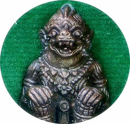 หนุมาน“รุ่นมหาปราบไพรี”เนื้อทองแดงสัมฤทธิ์อุดสีผึ่งหลวงปู่ #๒๖๐๓ ลป.บัว ลพ.สาคร ร่วมปลุกเสก สวยกริ๊ป