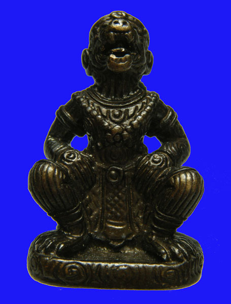 วัดใจครับ...หนุมานโภคทรัพย์ ตะไบใต้ฐาน..อุดผงพราย ตอกโค๊ต ว ค ร ไม่ทราบที่ครับ