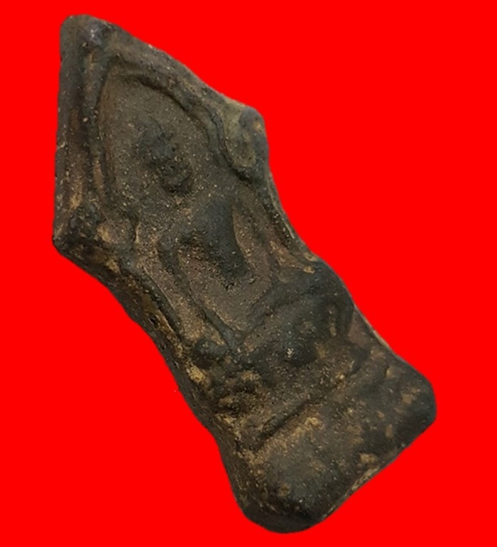 พระยอดขุนพล พิมพ์ฐานสูงเนื้อดิน กรุเตาทุเรียง จ.สุโขทัย