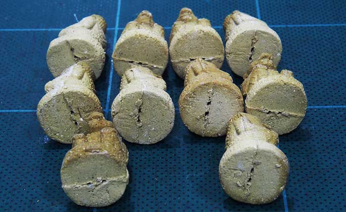 HM 10.22 ..มาชุด 10 องค์ .หนุมานชมภูนุช เนื้อผงพุทธคุณผสมว่าน 108 หลวงปู่หมุน ฐิตสีโล วัดสุทัศน์ 