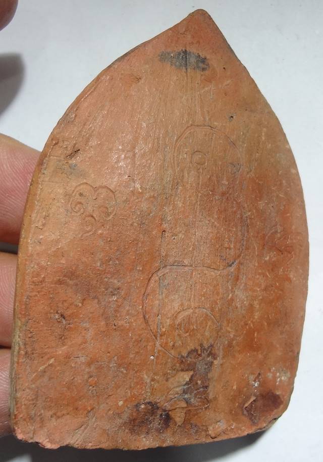 พระสิบทัศน์ หลวงพ่อเงิน วัดดอนยายหอม เนื้อดินหลังจารมือ ครับ