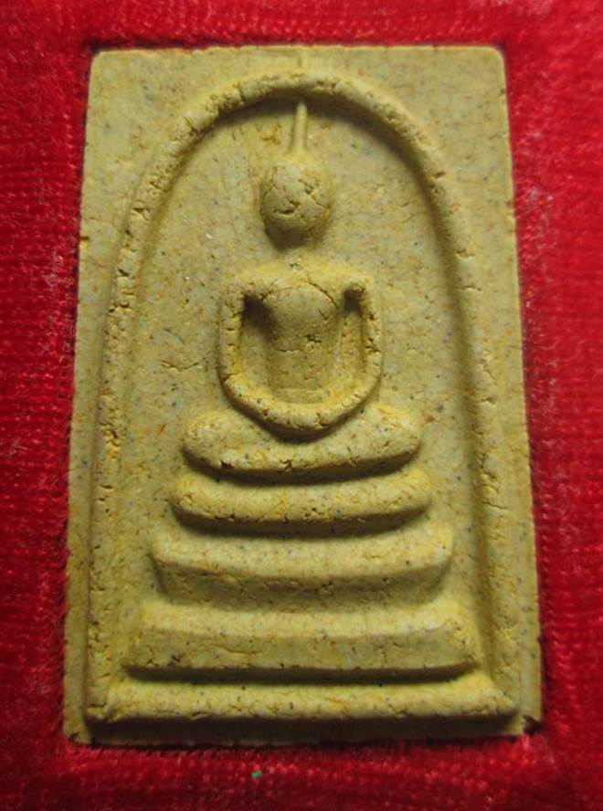 พระสมเด็จวัดระฆัง รุ่น 214 ปีเกิด พิมพ์ใหญ่นิยมเกศทะลุซุ้มแตกลายงา ปี2545 หลวงปู่หมุนร่วมพุทธาภิเษก