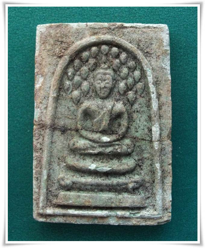 สมเด็จปรกโพธิ์ หลังปรุหนัง วัดราชนัดดา (ลพ.กวย ปลุกเสก) ( หัก+หย่อนสวย ไว้พึ่งพุทธคุณได้)