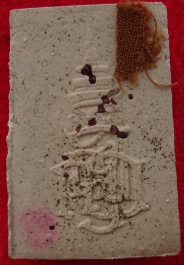 พระไพรีพินาศผงหยก มี จีวร พลอย ผงตะไบ ปี36 เคาะเดียว