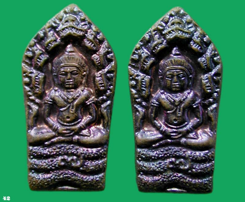 2 องค์ ปรกมะขามหลวงปู่ม่น วัดเนินตามาก ชลบุรี .....เคาะแรก