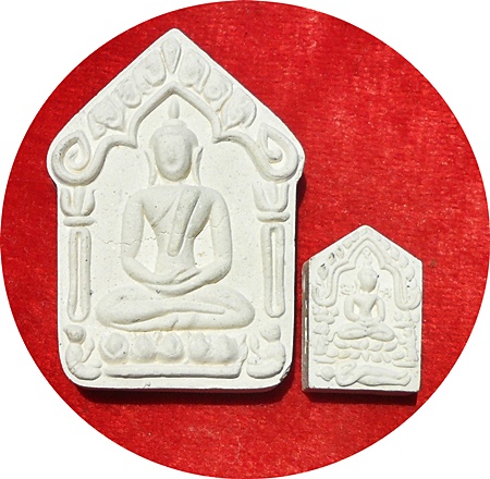 ***ขุนแผนพรายกุมาร ปี๕๗(ย้อนยุค)ลป.ทิม วัดละหารไร่ พิมพ์ใหญ่+เล็กเนื้อขาวผงพุทธคุณ ๑๐๘ ตะกรุดทองแดง