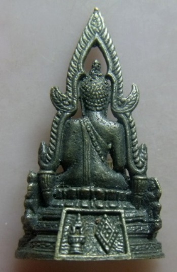 **วัดใจ**รูปหล่อพระพุทธชินราช หลังอกเลา วัดใหญ่ฯ พิษณุโลก เนื้อโลหะผสม**สวยๆ เชิญชมครับ