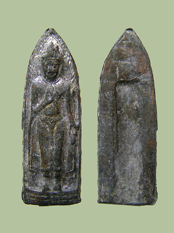 พระร่วงท้องปลาซิวเนื้อชิน วัดพระศรีรัตนมหาธาตุฯ อ.ศรีสัชนาลัย จ.สุโขทัย