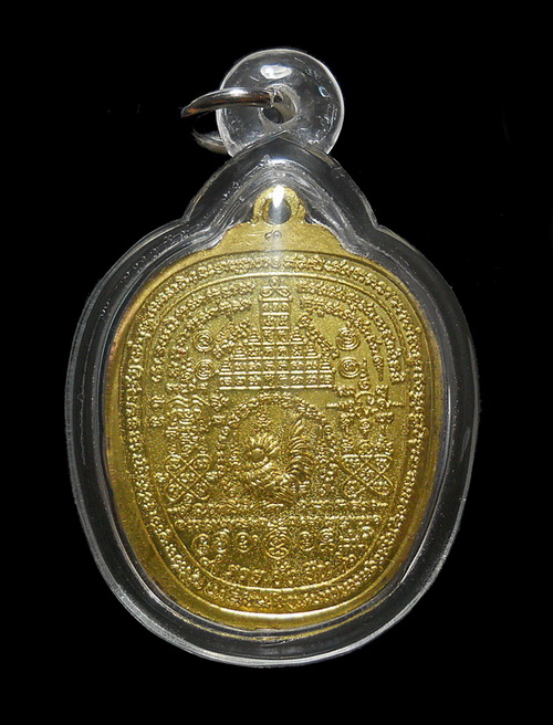 เหรียญแอปเปิ้ลใหญ่ตาลปัตรรุ่นแรก รุ่น รวยยั่งยืนอายุ 91 ปี หลวงพ่อรวย วัดตะโก หมายเลข 81