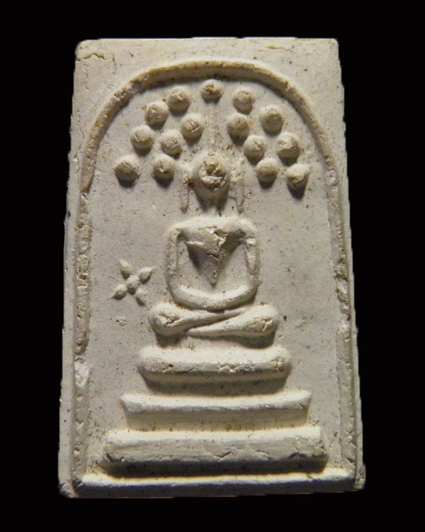 พระสมเด็จ เจ้าคุณเที่ยง วัดระฆังโฆสิตาราม พิมพ์ปรกโพธิ์ข้างดาว(นิยม) เนื้อผงมหาพุทธคุณ ปี๒๕๐๗  