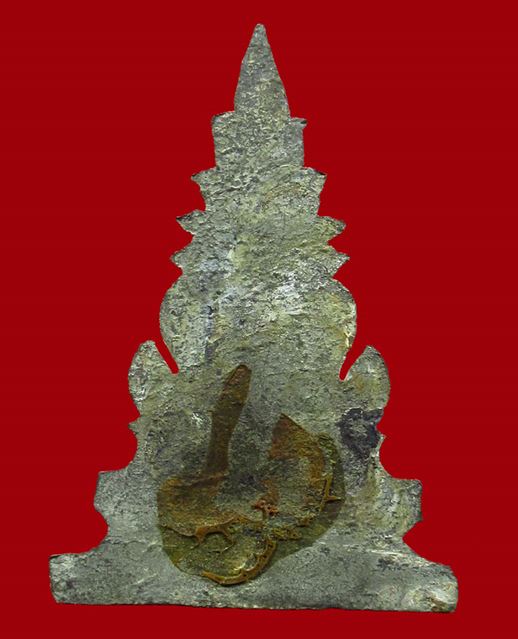 พระซุ้มจิก เนื้อชินเงิน กรุวัดราชบูรณะ จ.อยุธยา + บัตรดีดี สวยแท้แบบนี้ปัจจุบันหายาก