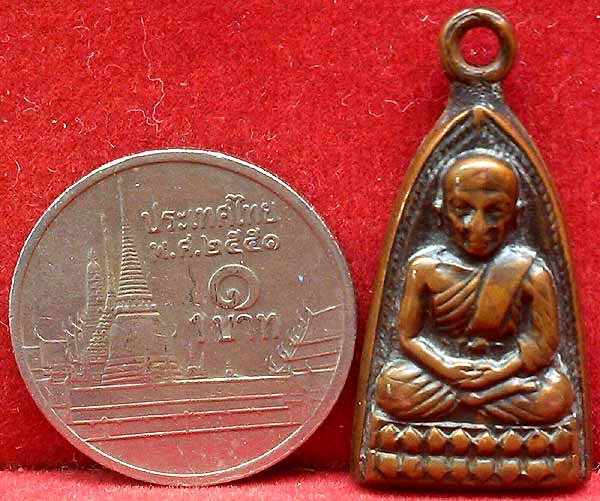 *ลป.ทวด วัดช้างให้ แจกปีนัง หน้ารุน๑ บัวแปด เนื้อทองแดง*