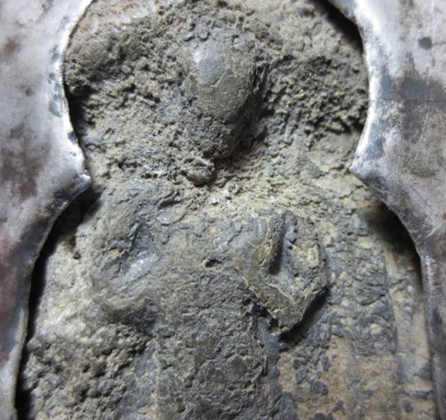 พระร่วงยืนประทานพร สุโขทัย เนื้อชินเงิน เลี่ยมเงินเก่าเดิมๆ 