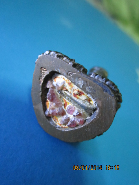 รูปหล่อโบราณ หลวงปู่หมุน ฐิตสีโล วัดบ้านจาน เนื้อนวโลหะชนวนเก่า