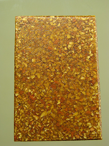 พระผงกระเบื้องหลังคาโบสถ์ หลวงพ่อโสธร ฐานผ้าทิพย์ ภ.ป.ร. หลังเรียบ กล่องเดิม 