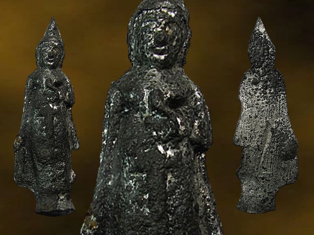 พระเนื้อชินเงิน กรุวัดเกาะ สัมพันธวงศ์ กทม.