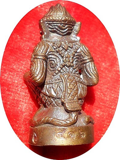 ***หนุมาน“รุ่นมหาปราบไพรี”เนื้อนวะโลหะอุดสีผึ้งหลวงปู่ #๔๑๖ ลป.บัวลพ.สาคร ร่วมปลุกเสก