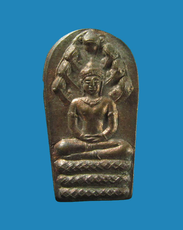 เหรียญนาคปรกใบมะขามหลวงปู่คร่ำ ยโสธโร 