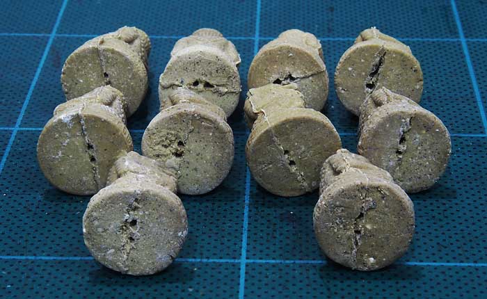 HM 10.37 ..มาชุด 10 องค์ .หนุมานชมภูนุช เนื้อผงพุทธคุณผสมว่าน 108 หลวงปู่หมุน ฐิตสีโล วัดสุทัศน์ 