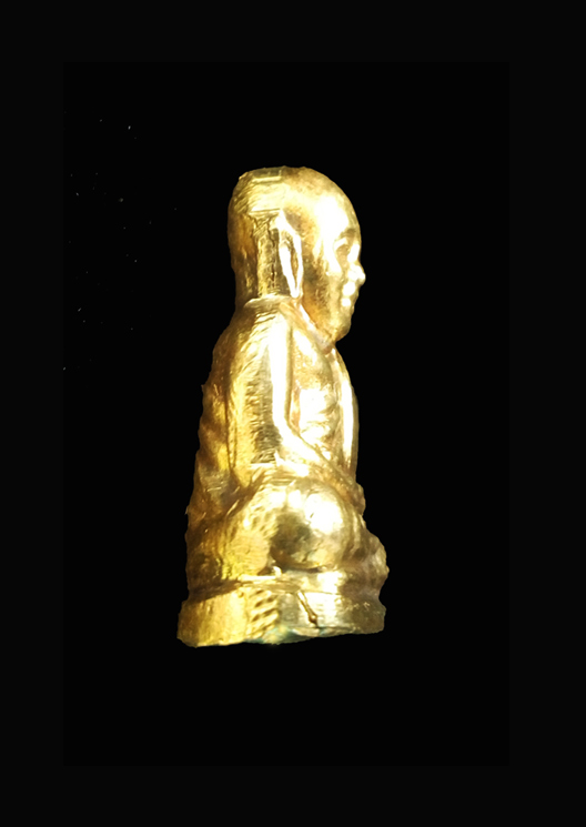 รูปเหมือนปั๊ม หลวงพ่อเงิน ปี 15 ออกวัดมูลเหล็ก พิมพ์มือนับแบ็งค์ (ไม่ตอกโค้ด)