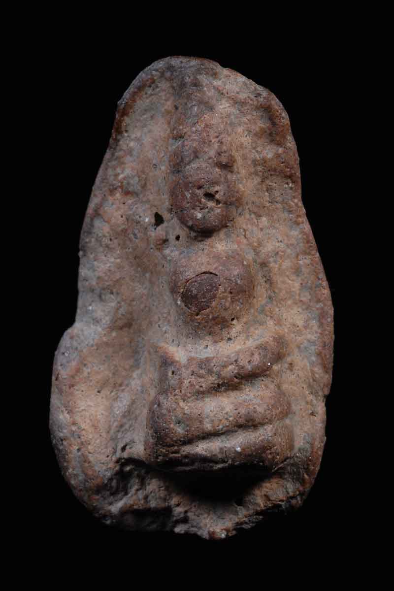 พระกรุวัดถ้ำเสือ พิมพ์หน้าแก่ นิยมสุด กรุเก่า จังหวัด สุพรรณบุรี