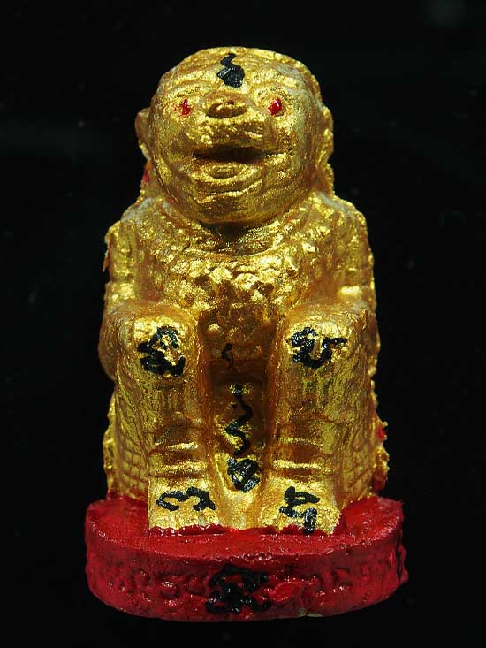 TDJ 7..หนุมานชมภูนุช ทาทอง+จาร กรรมการ เนื้อผงพุทธคุณผสมว ่าน108 วัดสุทัศน์ พิธีพุทธาภิเษก 5 ครั้ง 