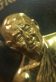 เหรียญ มหาโภคทรัพย์ หลวงพ่อสาคร วัดหนองกรับ (เนื้อฝาบาตรเลข๓๕๗๖)กล่องเดิม