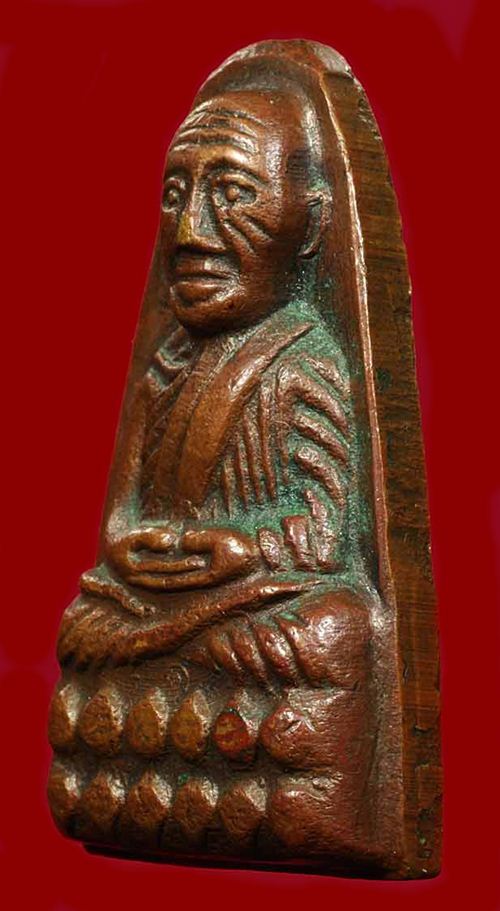 หลวงปู่ทวด วัดเอี่ยมวรนุช ปี ๐๖ ฐานเลข๑ บล็อกวงเดือน 