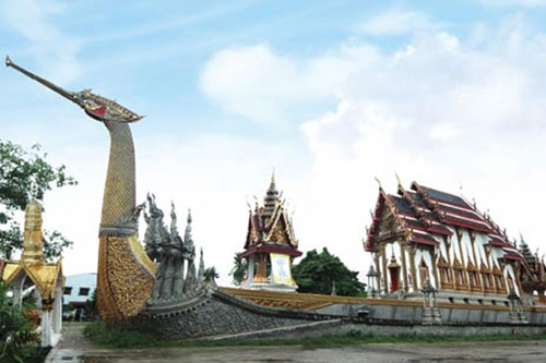ราคาวัดใจ ๑๐๐ เดียวเท่านั้น เข็มกลัด โบสถ์เรือหงส์ วัดชลอ บางกรวย นนทบุรี