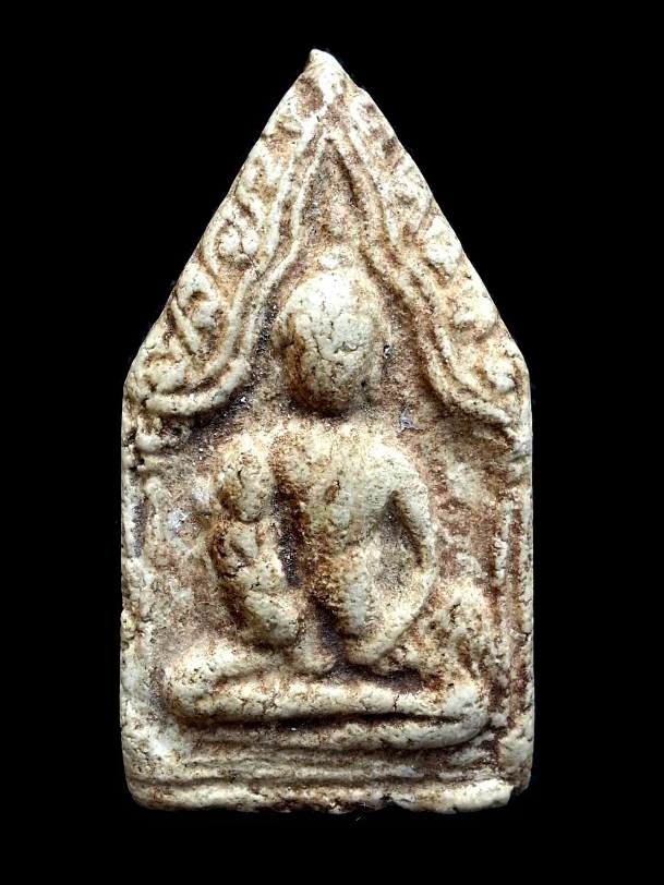 พระขุนแผนหลังกุมารทอง ( เนื้อผง ) ไม่ทราบที่ครับ