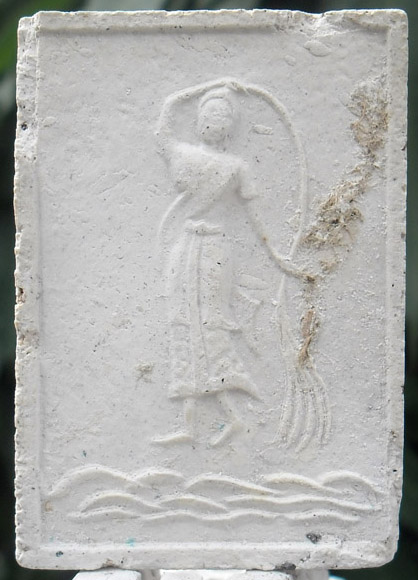 สมเด็จจัมโบ้ปรกโพธิ์เก้าใบ หลังพระแม่ธรณี หลวงปู่หมุนปลุกเสก