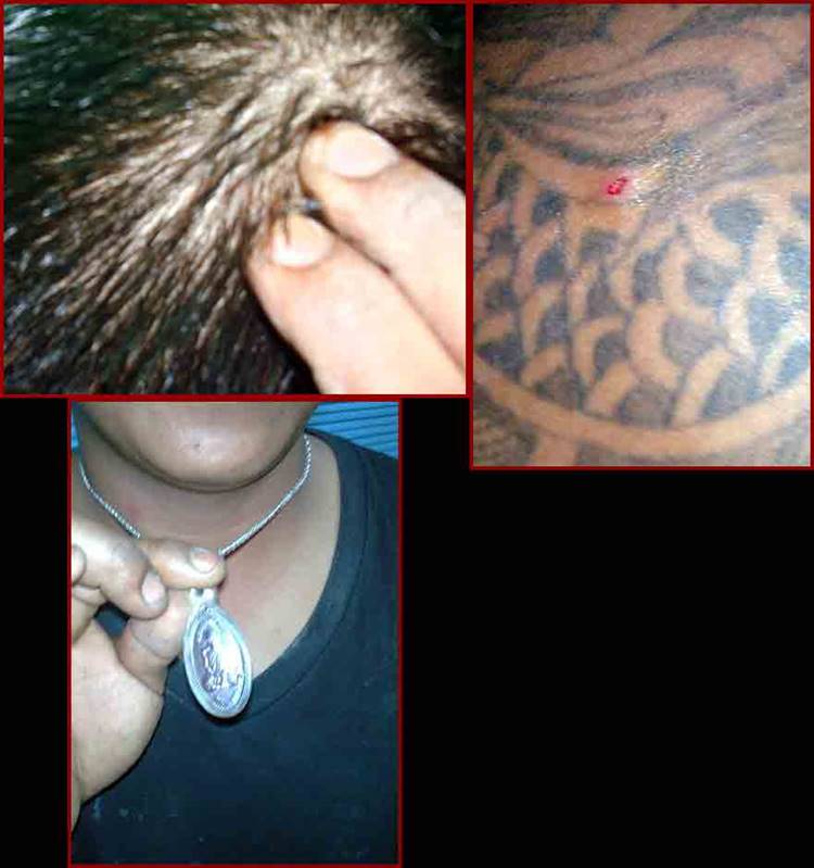 เหรียญหนุนดวงหลวงปู่แผ้ว วัดหนองพงนก พิมพ์เล็กเนื้อทองฝาบาตร #1