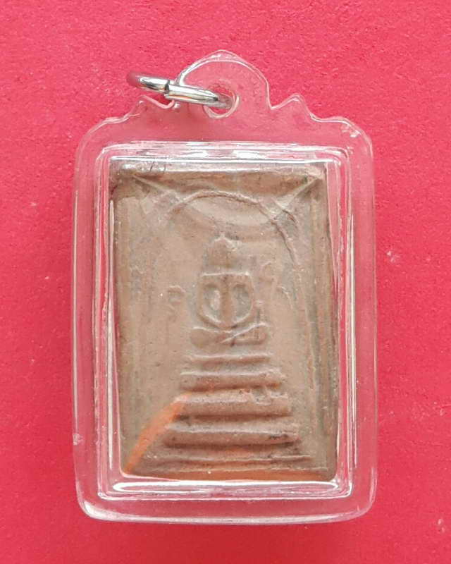 พระหลวงพ่อเงินเนื้อดิน พิมพ์สมเด็จข้างอุ นิยม