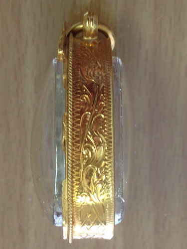 พระปิดตาหลังยันต์นะทะนะ หลวงปู่โต๊ะ วัดประดู่ฉิมพลี เนื้อผงเกสร ปี2522