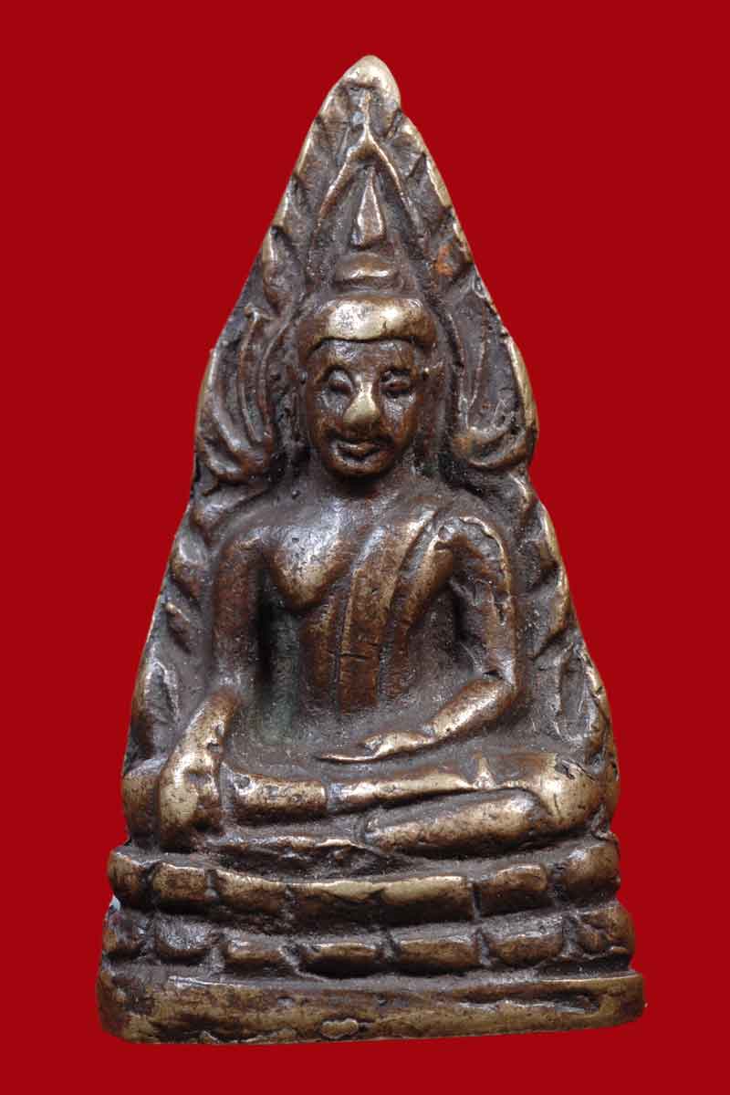 พระพุทธชินราข พิมพ์ สังฆาฏิยาว หน้านาง นิยม ไม่ตอกโค๊ต ปี 2485 วัด สุทัศน์
