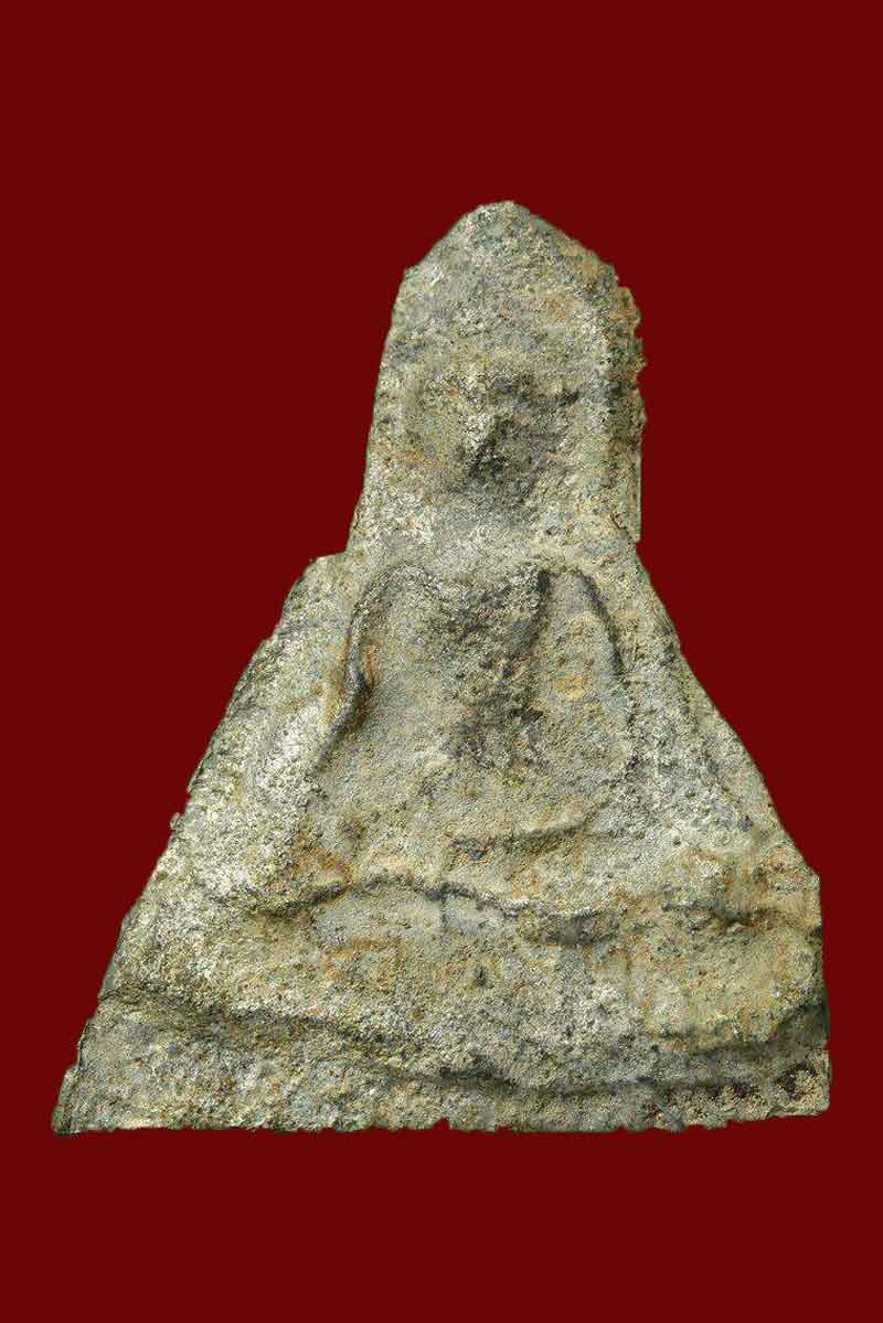 พระนางเส้นด้าย กรุวัดพยาดำ สุโขทัย เนื้อชินเงิน ผิวสวยๆปรอทขาวๆ เดิมเต็มองค์ไม่มีหักซ่อม