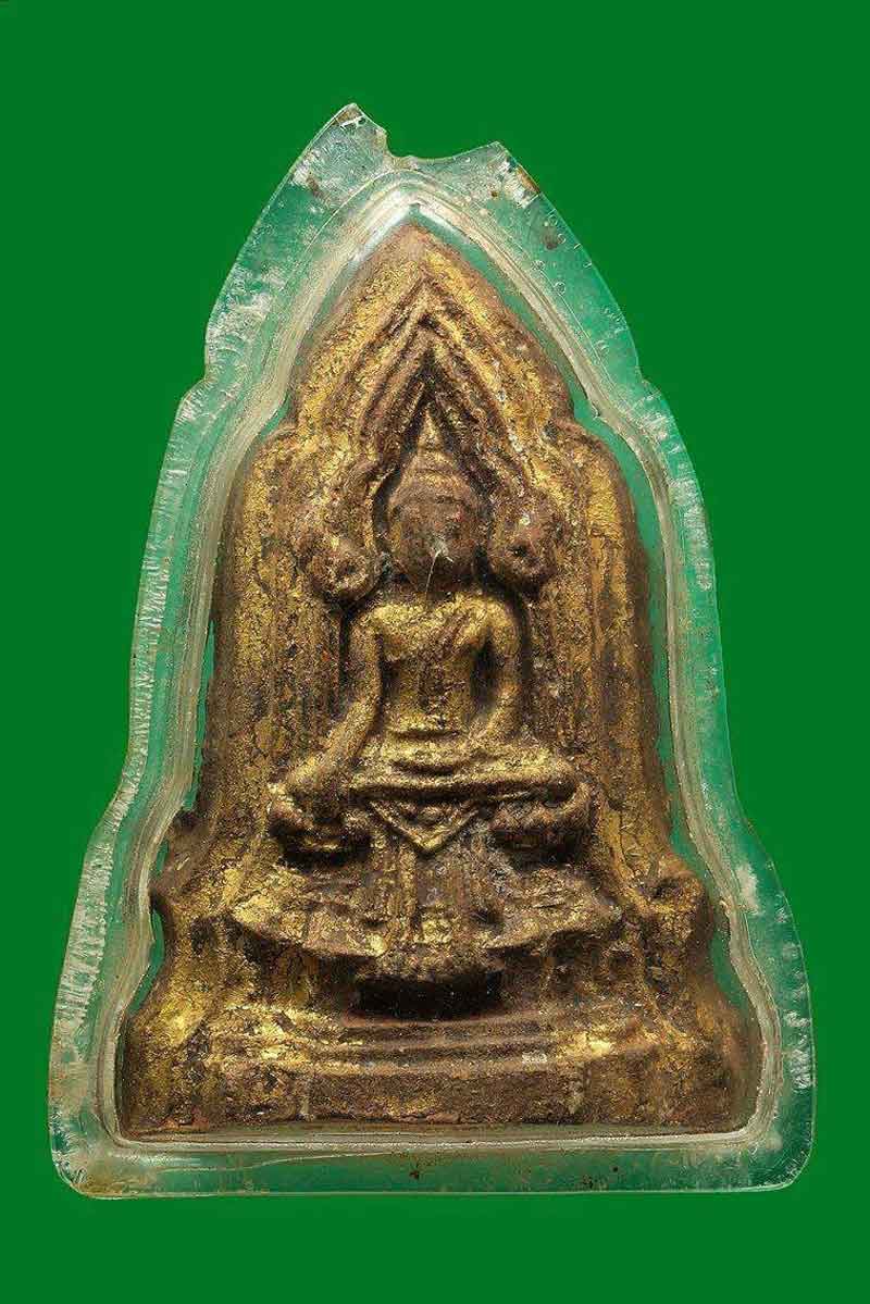 พระโคนสมอ พิมพ์นั่ง ปางมารวิชัย กรุเก่า จ.อยุธยา ลง ทอง สวยมากๆ