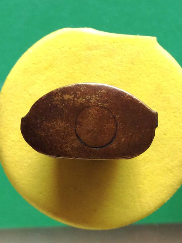 พระหลวงพ่อเงิน ปี15 วัดมูลเหล็ก พิมพ์ฐานกว้าง  ไม่ตอกโค๊ต