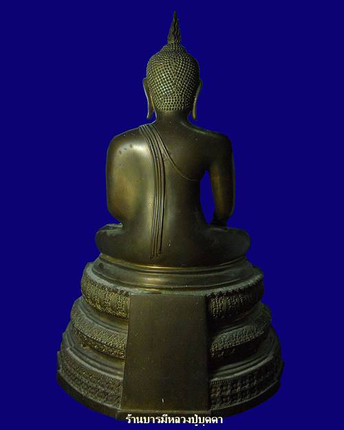 พระบูชาหลวงพ่อวัดไร่ขิง จ.นครปฐม ขนาดใหญ่ หน้าตัก 9 นิ้ว ฐาน14นิ้ว สูง20นิ้ว