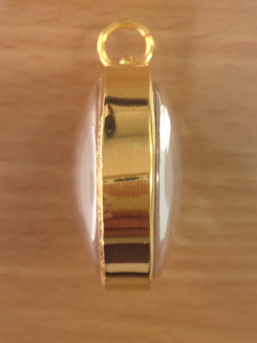 เหรียญล้อแม็กหลวงปู่โต๊ะ วัดประดู่ฉิมพลี เนื้อนวะ สวยเดิมพร้อมเลี่ยมทอง