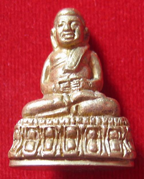 พระสังกัจจายน์ หล่อลอยองค์โบราณ เนื้อทองผสม+จาร หลวงปู่ทิม วัดพระขาว ตอกเลข1385...เคาะเดียวแดง...