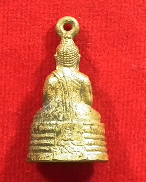 รูปหล่อหลวงพ่อโสธร มีห่วง เนื้อทองเหลือง  