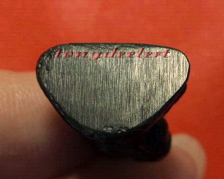 รูปหล่อสมเด็จพระญาณสังวร สมเด็จพระสังฆราช ที่ระลึกสร้างตึกโรงพยาบาลพหลฯ เนื้อนวโลหะ