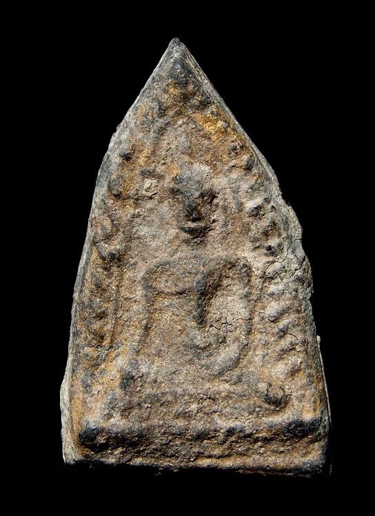 ขุนแผนใบมะยม กรุวัดราชบูรณะ เนื้อชินเงิน จ.อยุธยา 