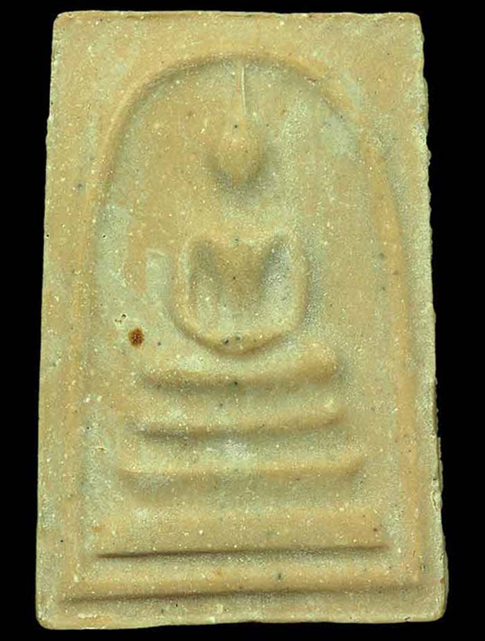 พระสมเด็จบางขุนพรหม พิมพ์ใหญ่ เกศจุด ปี 2531 เนื้อผงน้ำมัน  (ผสมผงดำวัดสามพระยา ) 