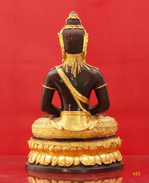 พระบูชาปางสมาธิทรงเครื่อง หน้าตัก 9 นิ้ว 