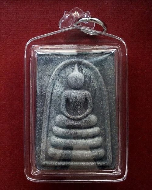 สมเด็จแพ 5พัน หลวงพ่อแพ วัดพิกุลทอง เนื้อผงใบลาน ปี34 ฝังตะกรุด 3 ดอก...เคาะเดียวแดง... 