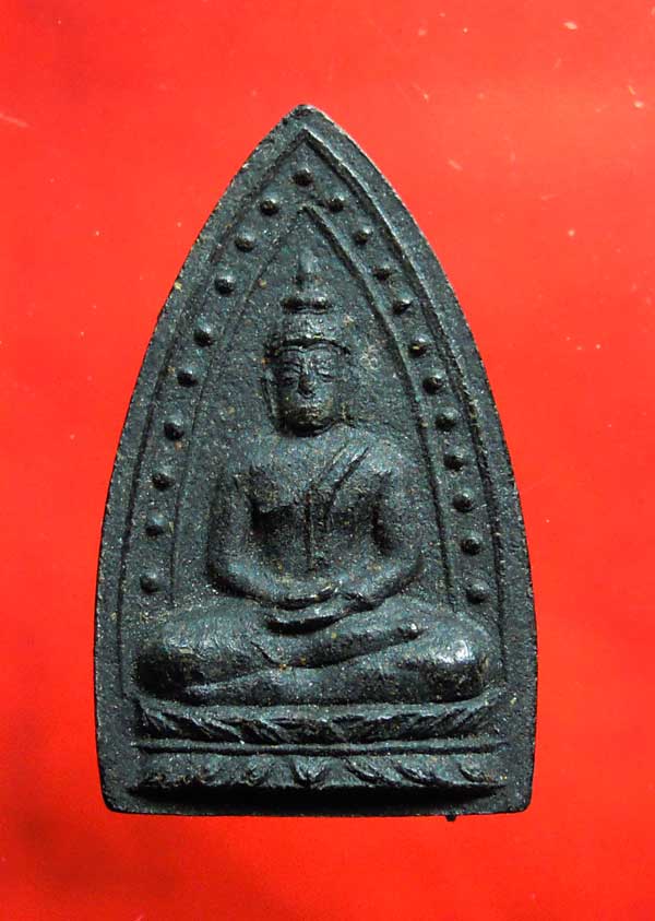 พุทโธข้างเม็ด เนื้อว่าน หลังยันต์ หลวงพ่อเฮี้ยง วัดป่า ปี2498 (มีบัตรรับรองเวป g-pra)
